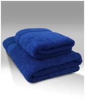 Полотенце махровое для ванной комплект 2 шт.: 70х140см (460гр.м2), 50х90см (460гр.м2) синий
