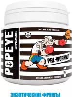 Предтренировочный комплекс Popeye Supplements Pre-Workout, экзотические фрукты, 250 гр