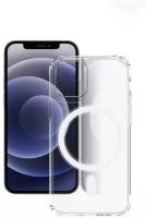 Прозрачный чехол на Айфон 13 магсейф Анимация силиконовый противоударный для iPhone 13 Clear Case MagSafe усиленный с защитой камеры и экрана