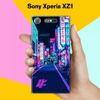 Силиконовый чехол на Sony Xperia XZ1 Пейзаж 20 / для Сони Иксперия ИксЗ 1