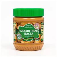 Арахиcовая паста азбука продуктов экстра, без сахара, 340 г