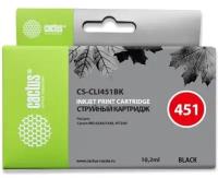 Картридж струйный Cactus CS-CLI-451XL Bk черный для Canon MG6340/5440/IP7240 (9.8мл)