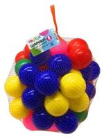 Шарики для сухого бассейна 8 см / 50 шт / шарики для бассейна Okikid / разноцветные