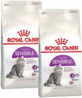 ROYAL CANIN SENSIBLE 33 для взрослых кошек при аллергии (4 + 4 кг)