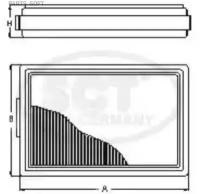 SCT GERMANY ST6005 Топливный фильтр MAN TRUCKS