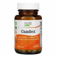 Pure Essence Candex, Кандекс антикандидная добавка 40 растительных капсул