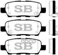 Колодки Задние Nissan Teana J32, Murano Z51, X-Trail T30, Qashqai Sp1184 Sangsin brake арт. SP1184