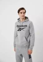 Толстовка Reebok RI FLC BIG LOGO HOOD, размер M, серый