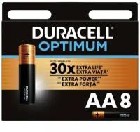 Элемент питания Duracell Optimum LR6 AA бл 8