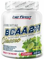 Be First BCAA 2:1:1 CLASSIC powder 200 гр (Мята лайм)