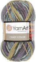 Пряжа YarnArt Crazy Color (ЯрнАрт Крейзи Колор) Нитки для вязания, 100г, 260м, 75% акрил 25% шерсть, 170, 1шт