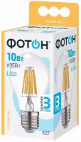 Лампа светодиодная FOTON LIGHTING FL-LED Filament A60 10W E27 3000К