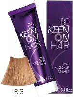 KEEN Be Keen on Hair крем-краска для волос XXL Colour Cream, 8.3 blond gold, 100 мл