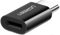 Адаптер-переходник Ugreen US157 USB-C to Micro USB, черный