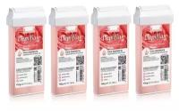 Воск в картридже Розовый Depilflax100, 110 гр (комплект из 4 штук)
