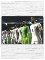 Картина по номерам на холсте игра 2014 FIFA Cup Brazil (PS, Xbox, PC, Switch) - 11183 Г 60x40