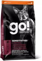 GO! Solutions Беззерновой для Щенков и Собак с Ягненком для чувств. пищ. (GO! SENSITIVITIES Limited Ingredient 24/12) Годен до 08.06.2024г 10кг