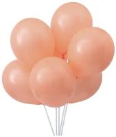 Воздушные шары латексные Riota Пастельные, персиковые, 30 см, набор 15 шт