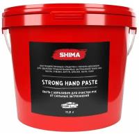 Паста для очистки рук от сильных загрязнений c абразивом SHIMA STRONG HAND PASTE 11 л