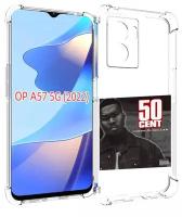 Чехол MyPads 50 Cent - Power Of The Dollar для OPPO A57 5G(2022) задняя-панель-накладка-бампер