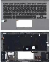 Клавиатура для ноутбука Asus Pro B9440U черная топ-панель