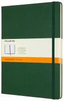 Записная книжка Moleskine Classic (в линейку), XLarge (19х25 см), тёмно-зелёный