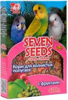 Корм Seven Seeds Special для волнистых попугаев, с фруктами, 400 г