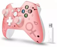 Геймпад OEM беспроводной Controller Wireless N1 2.4G для Xbox One / Series X / S/ Sony Playstation 3 PS3 / PC розовый