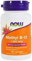 Метил B-12 Нау Фудс (Methyl B-12) Now Foods, 1000 мкг, 100 пастилок