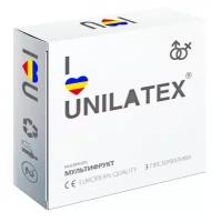 Разноцветные ароматизированные презервативы Unilatex Multifruits - 3 шт. (разноцветный)