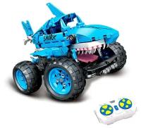 Конструктор на радиоуправлении / Shark Monster Truck / Гигантская акула / 546 деталей