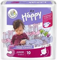 Подгузники Bella Baby Happy Bella (Бэлла) Baby "Happy Junior" с эластичными боковинками (12-25 кг) 10 шт