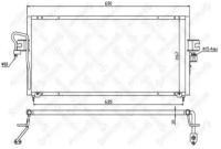 1045323Sxрадиатор Кондиционера Nissan Almera All N15 96 Stellox арт. 1045323sx