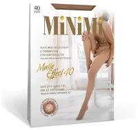 Колготки MiNiMi Matte Effect, 40 den, размер 2/S, бежевый