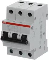 Автоматический выключатель ABB SH203 40A 6kA 3P тип С 2CDS213001R0404