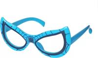Очки карнавальные Человек паук детские синие (без линз)/ Карнавальные очки Человек паук
