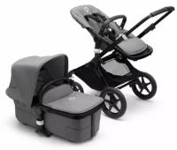 Коляска 2в1 Bugaboo Fox 3 Black/grey melange/grey melange в комплекте