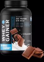 AminoCarnit Whey Gainer 1000 гр. шоколад