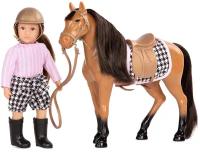 Кукла 15 см Lori Селия наездница с лошадью