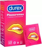 Презервативы Durex Pleasuremax рельефные с ребрами и пупырышками 12 шт