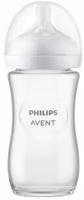 Бутылочка для кормления стеклянная с 1+ мес. Natural Response Philips Avent 240мл (SCY933/01)