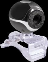 WebCam Defender C-090 (CMOS,0.3Mpx,640*480,30к/с,встр. микрофон,угол 54°,USB 1.4 м) [63090]черный