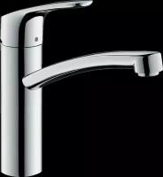 Смеситель для кухонной мойки hansgrohe Focus M41 160, с поворотным изливом 31806000, хром