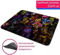 Большой игровой компьютерный коврик для мыши с рисунком фнаф FNAF Five Nights at Freddy's Фредди