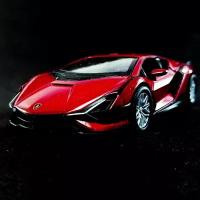 Kinsmart. Модель арт.КТ5431/1 "Lamborghini Sian FKP 37" 1:40 (красная) инерц. КТ5431/1