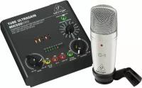 BEHRINGER VOICE STUDIO - комплект для звукозаписи, ламповый предусилитель MIC500USB,конденсаторный м