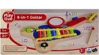 Деревянная игрушка Play Tive 6-in-1 Guitar (Деревянная Гитара-ксилофон 6 в 1 игрушка)