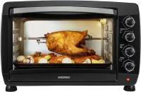 Мини-печь NORDFROST RC 450 B, электрическая настольная духовка, 2 000 Вт, 45л, конвекция, гриль, таймер до 120 минут, 3 режима нагрева, черный