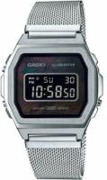 Наручные часы CASIO A1000M-1B, серебряный