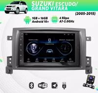 Автомагнитола для SUZUKI Escudo, Grand Vitara (2005-2015) на Android (Wi-Fi, GPS, Bluetooth) +камера